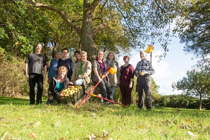 Apfelernte für das Apfelfest 2019. Foto: BUND